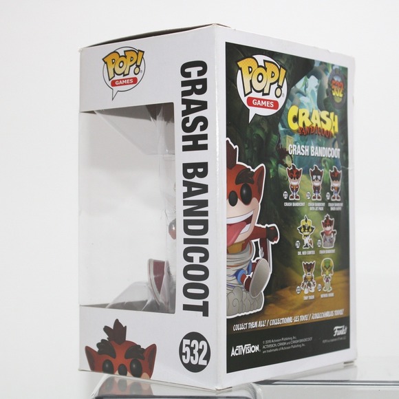 Funko Pop Games Crash Bandicoot Vinyl Figure 532 - Picture 6 of 9
